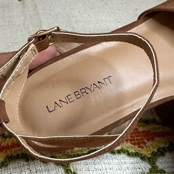 Lane Bryant Brown Strap Heel Sandals sz 9 - Picture 3 of 7